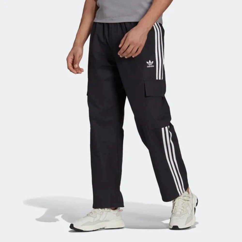 adidas Originals Adicolor Classics 3-Stripes‎ Cargo Pants - Mens XL Black